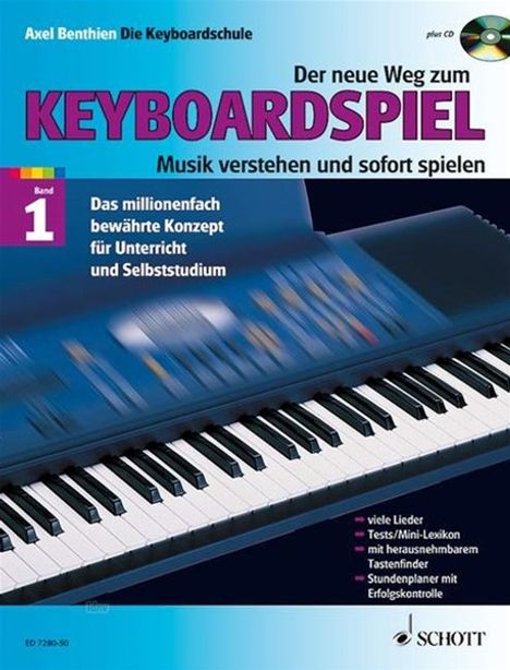 Axel Benthien: Der neue Weg zum Keyboardspiel, Noten