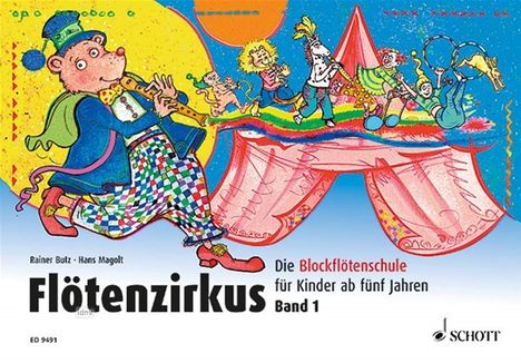 Rainer Butz: Flötenzirkus, Noten