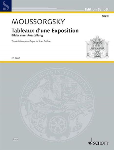 Mussorgskij, M: Tableaux d'une Exposition, Noten