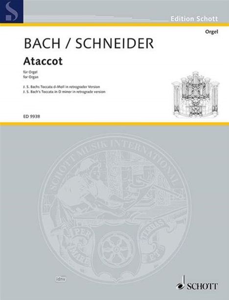 Johann Sebastian Bach: Ataccot (1981), Noten