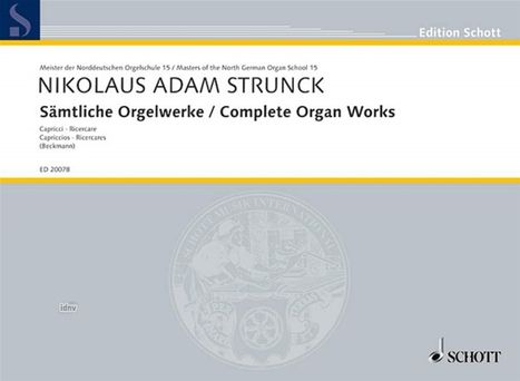 Nikolaus Adam Strungk: Sämtliche Orgelwerke, Noten