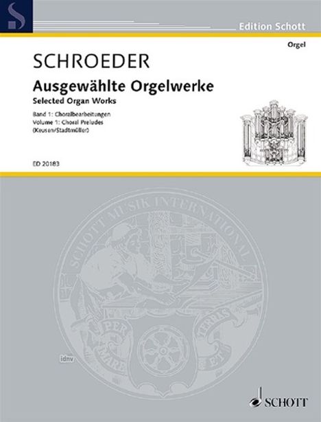Hermann Schroeder: Choralbearbeitungen, Noten