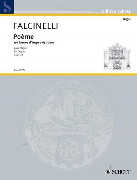 Rolande Falcinelli: Poème op. 31 (1953), Noten