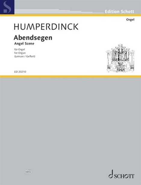 Humperdinck, E: Abendsegen, Noten