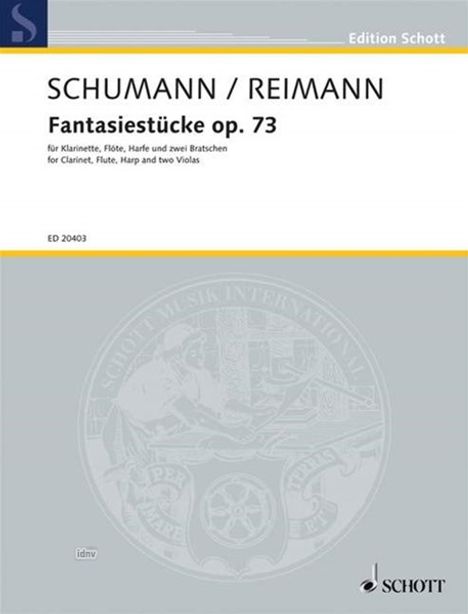 Aribert Reimann: Fantasiestücke op. 73, Noten