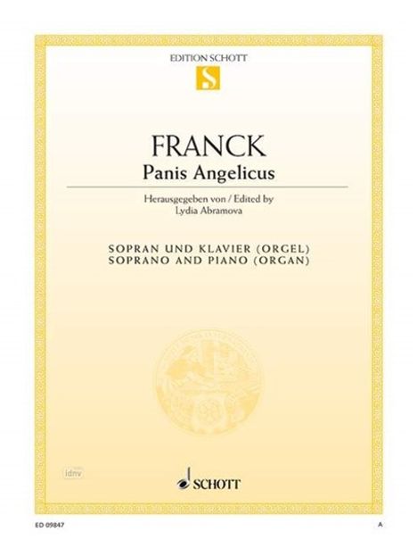 Franck, C: Panis Angelicus A-Dur, Noten
