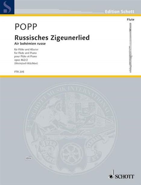 Wilhelm Popp: Russisches Zigeunerlied op. 46, Noten