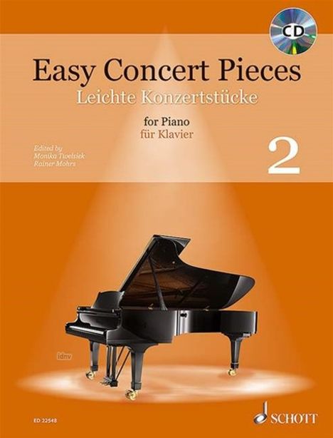 Easy Concert Pieces. Klavier Bd. 2, Noten