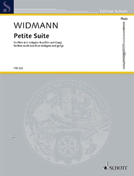 Jörg Widmann: Petite Suite (2016), Noten