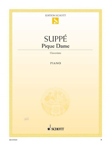 Franz von Suppe: Pique Dame, Noten