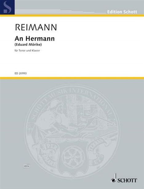 Aribert Reimann: An Hermann, Noten
