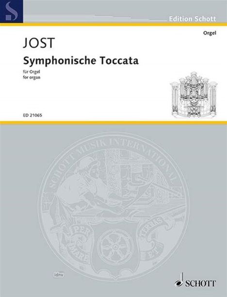 Christian Jost: Symphonische Toccata, Noten