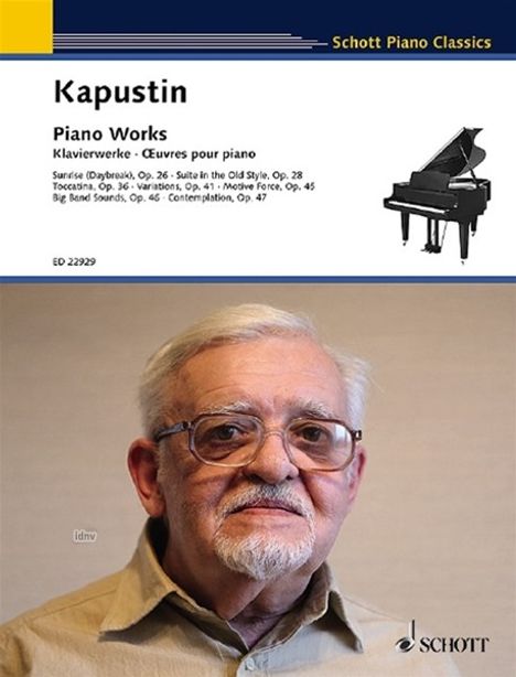 Nikolai Kapustin: Klavierwerke, Noten