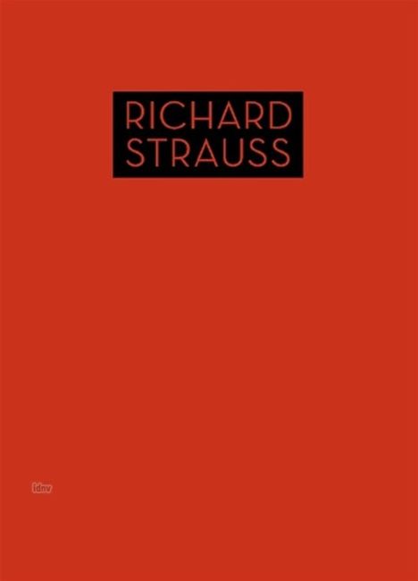 Richard Strauss: Aus Italien G-Dur op. 16 (1886), Noten