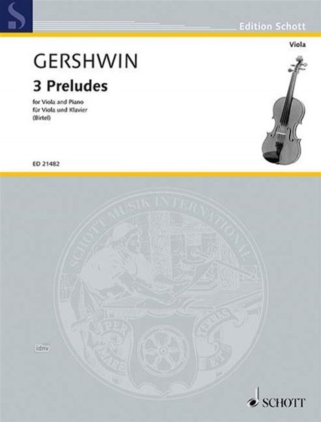 George &amp; Ira Gershwin: 3 Preludes, Noten