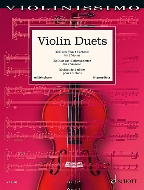 Violin Duets, Noten