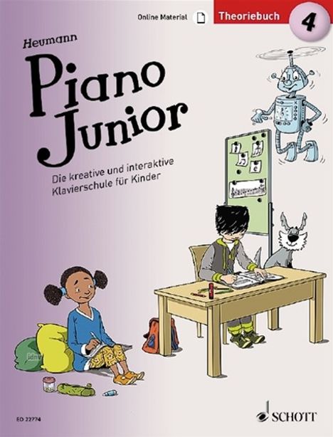 Heumann, H: Piano Junior: Theoriebuch 4, Buch