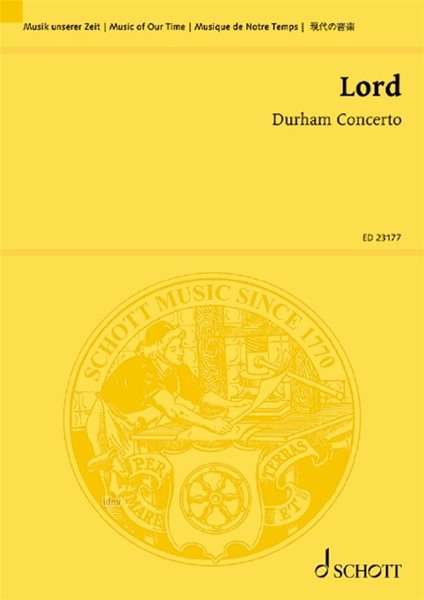 Jon Lord: Durham Concerto (2007 (2017)), Noten