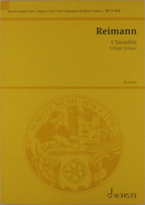 L'Invisible (2011 - 2017), Noten