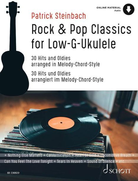 Rock &amp; Pop Classics for "Low G"-Ukulele, Buch