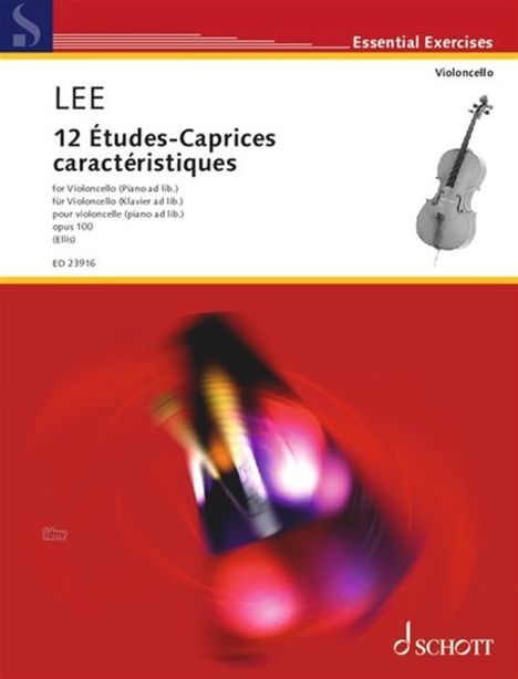 Sebastian Lee: 12 Etudes-Caprices caracteristiques, Noten