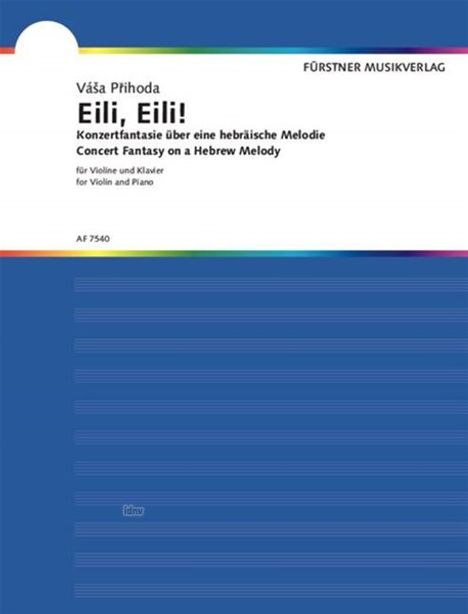 Eili, Eili, Noten