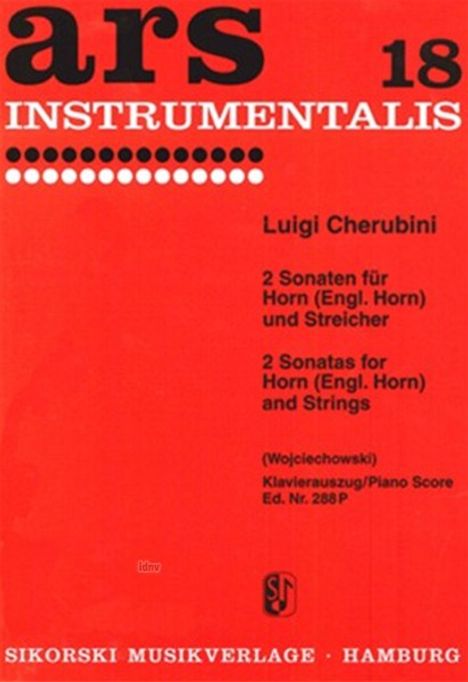 Luigi Cherubini: 2 Sonaten, Noten