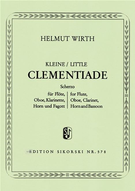 Helmut Wirth: Kleine Clementiade, Noten