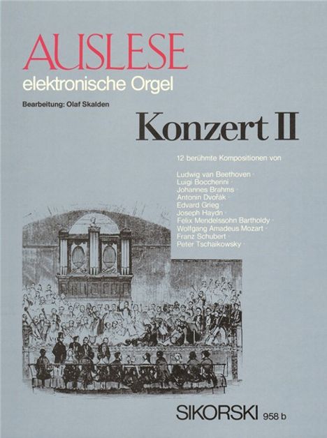 Auslese Konzert II, Noten