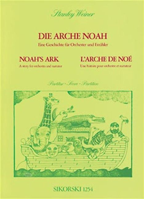 Stanley Weiner: Arche Noah op. 83, Noten