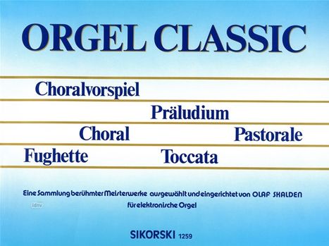 Orgel Classic, Noten