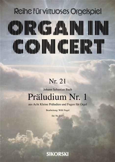 Johann Sebastian Bach: Präludium Nr. 1 (aus "8 kleine, Noten