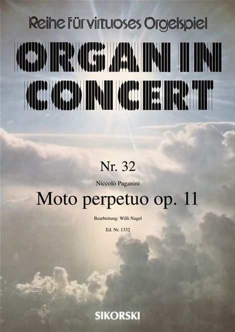 Niccolo Paganini: Moto Perpetuo op. 11, Noten