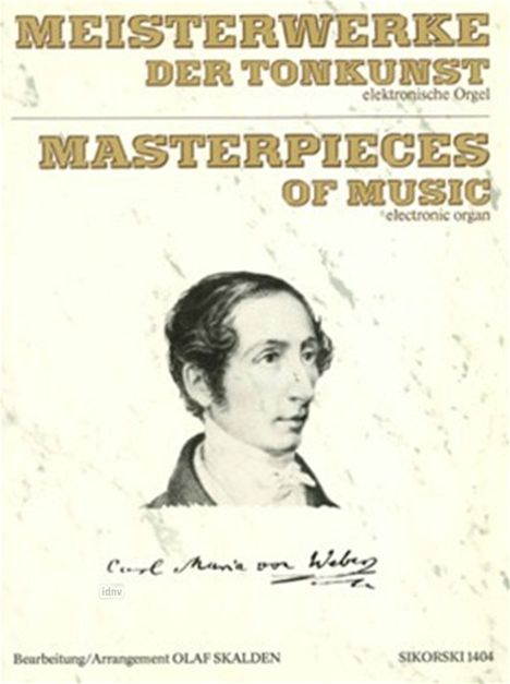 Carl Maria von Weber: Meisterwerke der Tonkunst - Ca, Noten