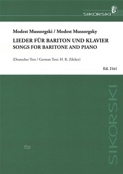 Mussorgski,M.       :Lieder /SB /BarSolo,Klav /KT, Noten