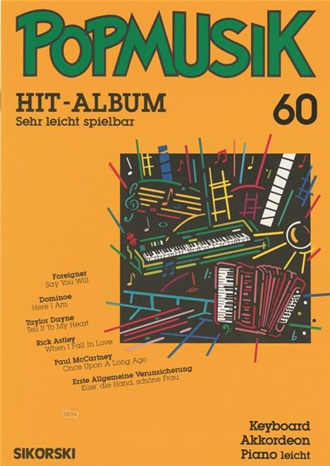 Popmusik Hit-Album, Heft 60, Noten