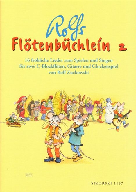Rolf Zuckowski: Zuckowski,R. /Bea:Pr:Flöten... /SP,LB /2 Bfl-S /KT, Noten