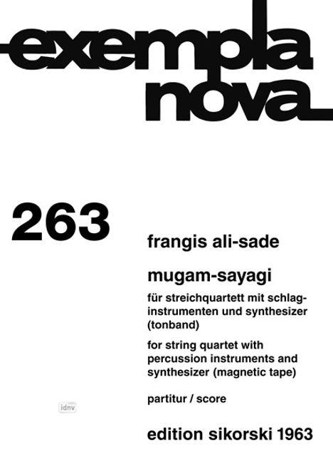 Frangis Ali-Sade: Ali-Sade,F.         :Mugam-sajahy /TP /2 V,Va /KT, Noten