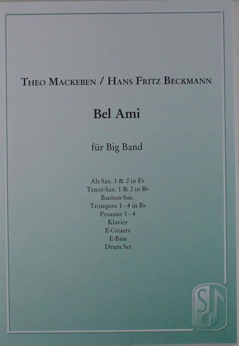 Theo Mackeben: Bel Ami für Big Band, Noten