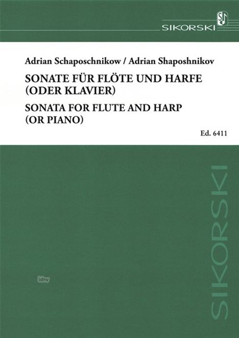 Adrian Schaposchnikow: Sonate, Noten