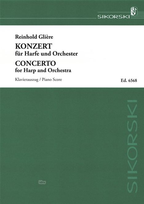 Reinhold Gliere: Konzert op. 74, Noten