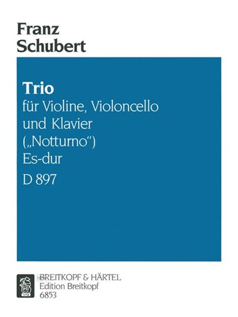 Franz Schubert: Notturno Es-dur D 897, Noten