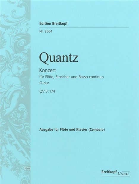 Johann Joachim Quantz: Flötenkonzert G-dur :Quantz, Johann J., Noten