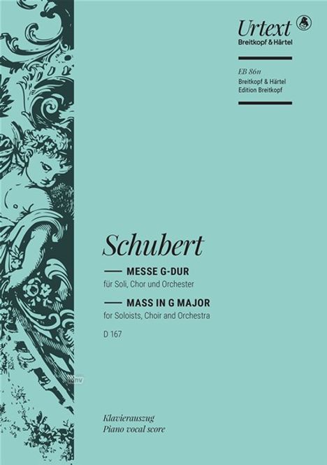 Franz Schubert: Messe Nr.2 G-Dur D 167, Klavierauszug, Noten