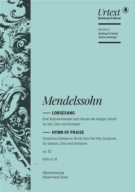 Sinfonie Nr.2 B-Dur op.52 (Lobgesang), Klavierauszug, Noten