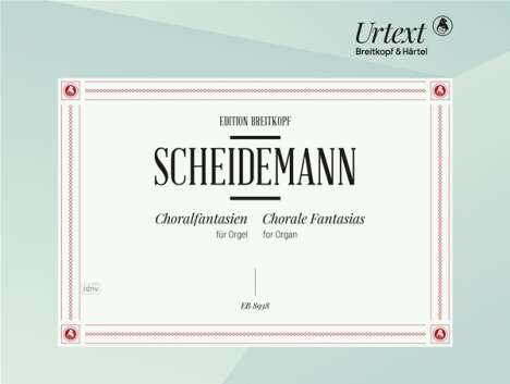 Heinrich Scheidemann: Choralfantasien für Orgel, Noten