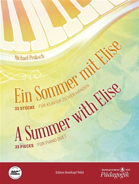 Michael Proksch: Ein Sommer mit Elise, Noten