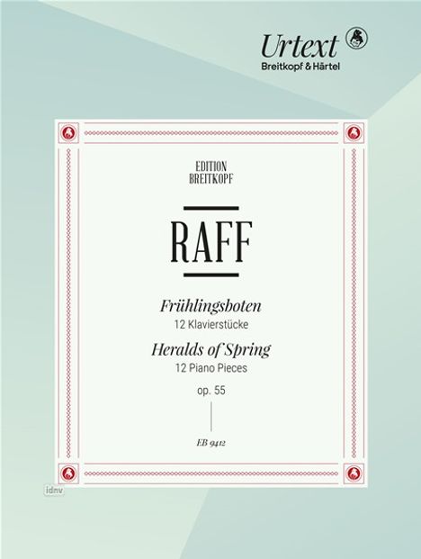 Joachim Raff: Frühlingsboten op. 55, Noten