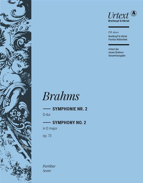 Johannes Brahms: Symphonie Nr. 2 D-Dur op. 73, Noten