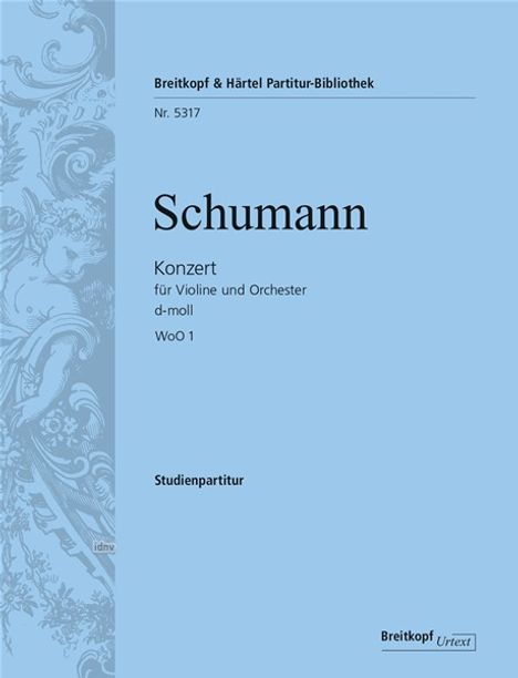Robert Schumann: Konzert für Violine und Orchester d-Moll WoO 1, Noten
